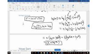 online lecture - 04-30-20 - Linear heap build and heap sort