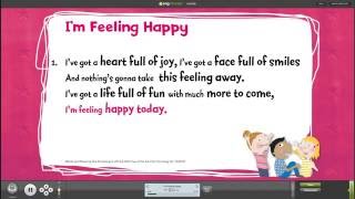 Assembly Song, Out of the Ark – I’m Feeling Happy - Words on Screen from SING A Joyful Assembly