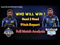 jaffna vs kandy falcons match prediction | todays pitch report | jk vs kfl match stats | jk vs kfl