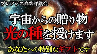 宇宙からの贈り物「光の種」を授けます。あなたへの特別なギフトです【プレアデス高等評議会】