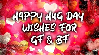 Romantic🌹 hug day wishes for love both bf and gf