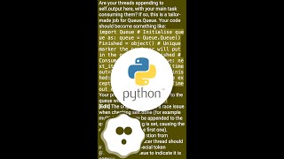 Python - Threading and a While True Loop #shorts
