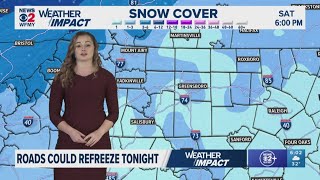 WFMY News 2 | Triad Winter Weather update (Saturday 6 p.m.)