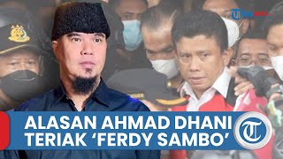 Terungkap Alasan Musisi Ahmad Dhani Teriak Ferdy Sambo saat Manggung di Synchronize 2022