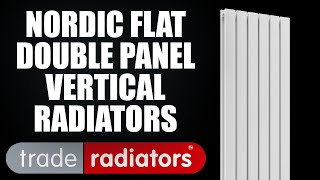 Nordic Flat Vertical Double Panel Radiators | Trade Radiators