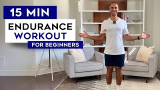 15-MINUTE FULL BODY ENDURANCE WORKOUT // Beginner - joint friendly