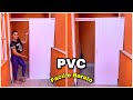 Fiz Uma Porta de PVC Gastando Pouco. Passo a passo | #DIY