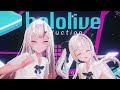 【hololive mmd／4k／60fps】百鬼あやめ ＆ 紫咲シオン jk costume 【愛包ダンスホール／himehina】 百鬼絵巻 シオンの書物 mmdホロライブ