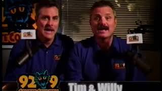 Coyote Country 92.9 - KOYT Tucson, AZ - TV Commercial - 2001 - Tim \u0026 Willy