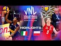 Points Scored By Italy 🇮🇹 🆚 🇵🇱 Poland | Semifinals | Women's VNL 2024