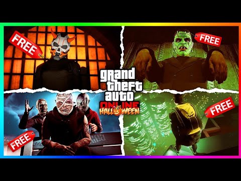 GTA 5 Online Halloween 2023 DLC Update - FREE Rewards Ghost Hunts ...