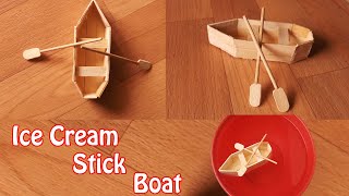 How to Make a Ice cream Stick Boat | ice cream stick Boat Easy | Popsicle Stick  Boat | Way to Arts