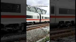 Elbbrücken | Vorbeifahrt: ICE4(BR412) nach Hamburg-Altona #shorts #zug #hamburg #db #ice