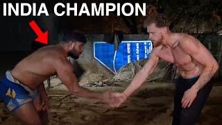 Me Vs India's Mud Wrestling Champion