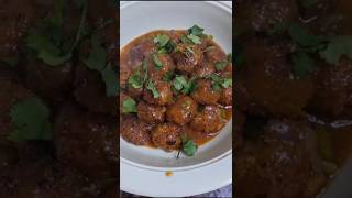 Veg Manchurian with gravy_#vegmanchurian  #gravymanchurian _#shorts