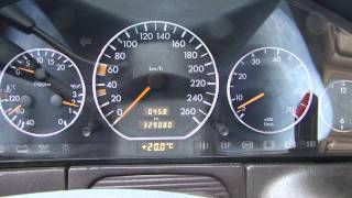 Mercedes S600L W140 V12 1996 acceleration