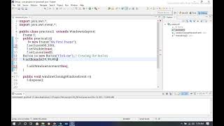 3: Creating Button | java awt tutorial |Devil Programmer