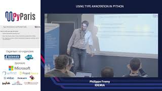 PyParis 2018 - Using type annotation in Python