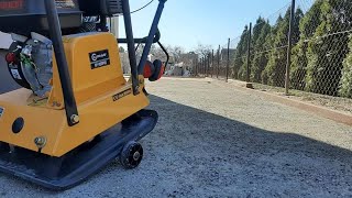 Lumag RP-1100PRO Ground Compressor - Vibration Soil Compactor leveling gravel basement before paving