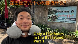 Part 1: 在巴厘岛有几个小时的话可以做什么？What to do in Bali when you only have a few hours