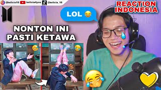 INI GRUP PALING CEROBOH SIH😆!!! || BTS Clumsy Moments (Funny Moments) || REACTION INDONESIA