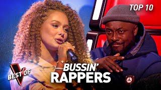 The Best RAPPERS in the Blind Auditions of The Voice | Top 10