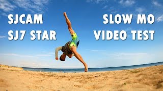 SJCAM  SJ7 STAR.  SLOW MO  VIDEO  TEST