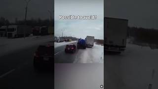 Icy roads almost crashed