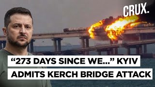 Kyiv Admits Attacking Kerch Bridge In 2022 As Russia Downs New Missiles Over Crimea | Ukraine War