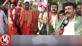 Minister Talasani Srinivas Yadav Starts Ayyappa Padayatra | Secunderabad To Sabarimala | V6 News