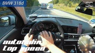 BMW 318d (2020) - Autobahn Top Speed / Acceleration / Test Drive POV