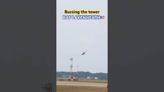 F-35A BUZZING THE TOWER • RAF LAKENHEATH USAFE 48th FIGHTER WING #usaf #f35 #buzzthetower #topgun