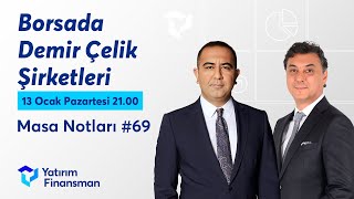 Masa Notları #69 I Borsada Demir Çelik Şirketleri