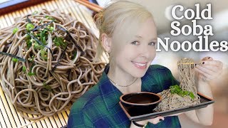 Cold Soba Noodles With Dipping Sauce | Cook & Eat With Me