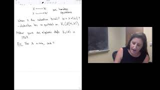 Teena Gerhardt - 1/3 Algebraic K-theory and Trace Methods