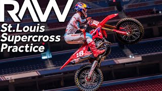 St. Louis Supercross Practice RAW - Motocross Action Magazine