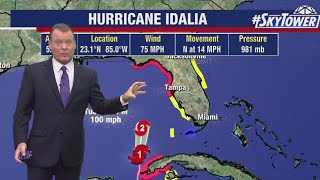 Hurricane Idalia forecast & track: Tuesday morning
