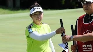 ２年連続年間女王・山下美夢有が今季初Ｖに王手「全体的にリズムが良かった」「明日も伸ばせるように」