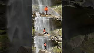 Jogni waterfall #hike #nature #manali #travel #mountaintrek #manalitour #mountain #vlog