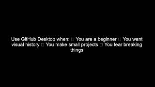 GitHub Desktop vs Command Line | Which Should You Use? (Beginner Guide)