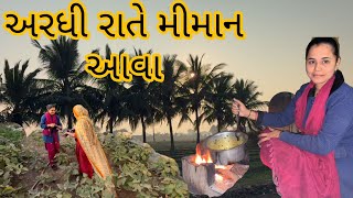 aardhi rate miman aava🙏|| રીગણા નો ઓરો 😍||@ gujarati village life vlog