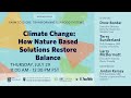 Climate Change: How Nature Based Solutions Restore Balance