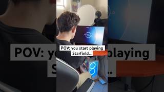 People playing STARFIELD for the first time… 😭 #starfield #starfieldgame #reaction