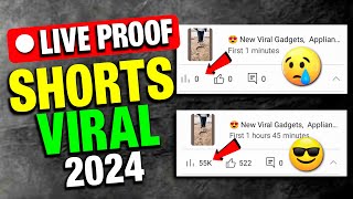 Shorts Upload & Viral with Proof | Shorts Video Viral Kaise Kare 2024 | shorts viral tricks 2024