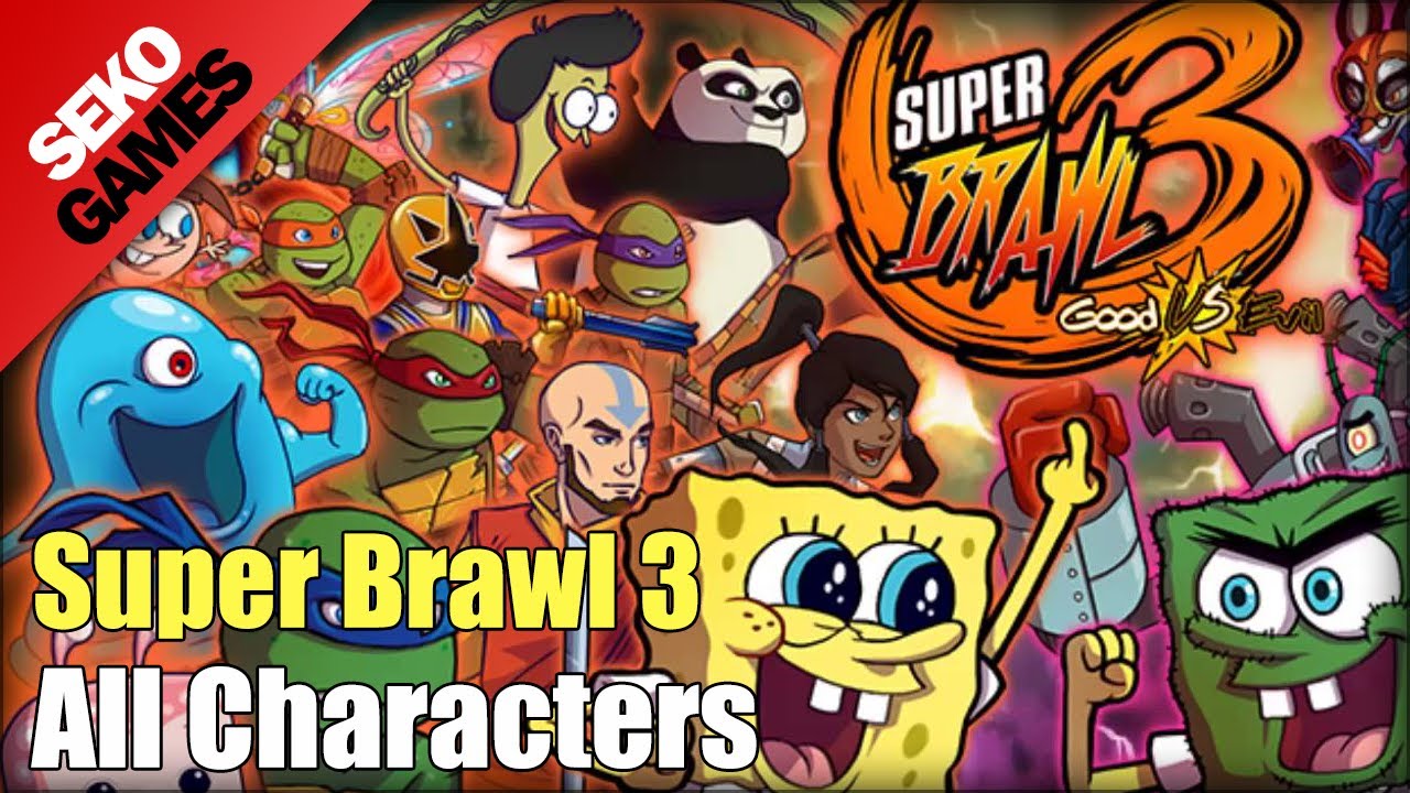 Игра brawl 3. Super Brawl. Super Brawl 3. Nickelodeon super Brawl 3. Super Brawl 2.