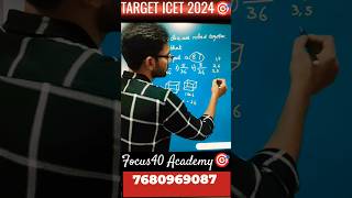 Target ICET 2024🎯 | AP \u0026 TS ICET | Arithmetic Tricks | Reasoning Tricks @Focus40Academy