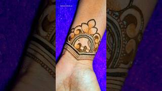 New Simple full hand mehndi design #shortsfeed #mehndi #shors  #newmehndidesign #mehandi