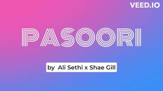 Pasoori | Ali Sethi, Shae Gill | Coke Studio ( Lyrics )