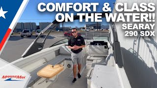 Ride in Style on the 2023 Sea Ray SDX 290!