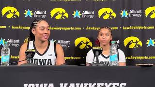 Hannah Stuelke, Aaliyah Guyton - Northwestern Postgame 1/28/25